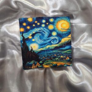 دفتر طرح شب پر ستاره ونگوگ (نسخه مربعی)